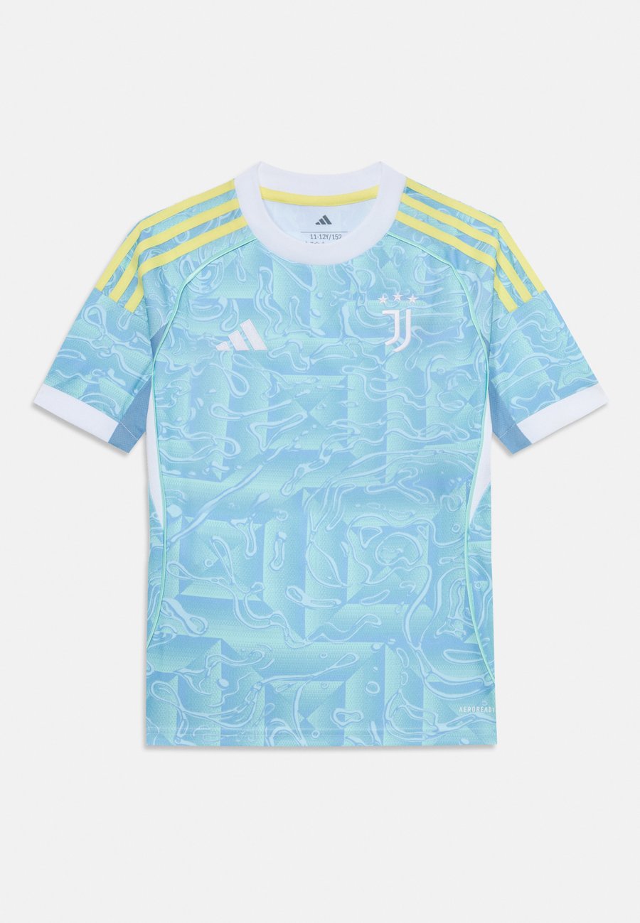 Футболка Adidas Performance JUVENTUS AWAY KIDS UNISEX, Ash Blue/Blue-Grey — фото 3