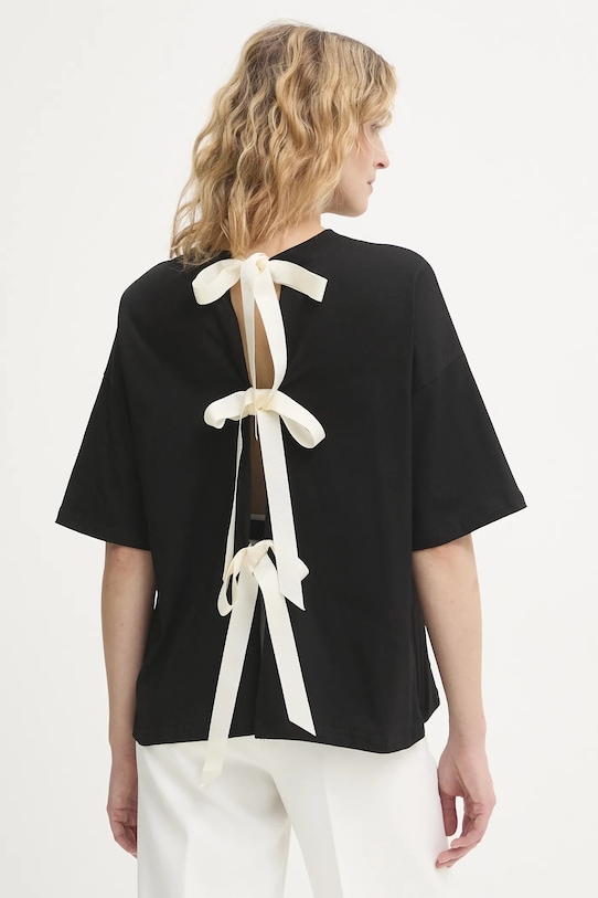 

Хлопковая футболка Never Fully Dressed, черный