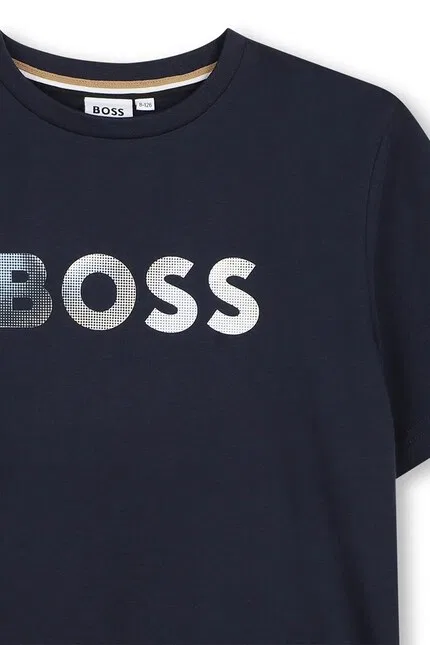 Футболка детская BOSS, синий — фото 3