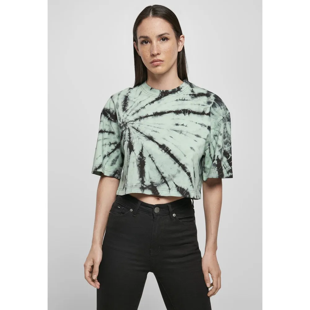 

Футболка Urban Classics Oversized Cropped Tie Dye Gt, черный