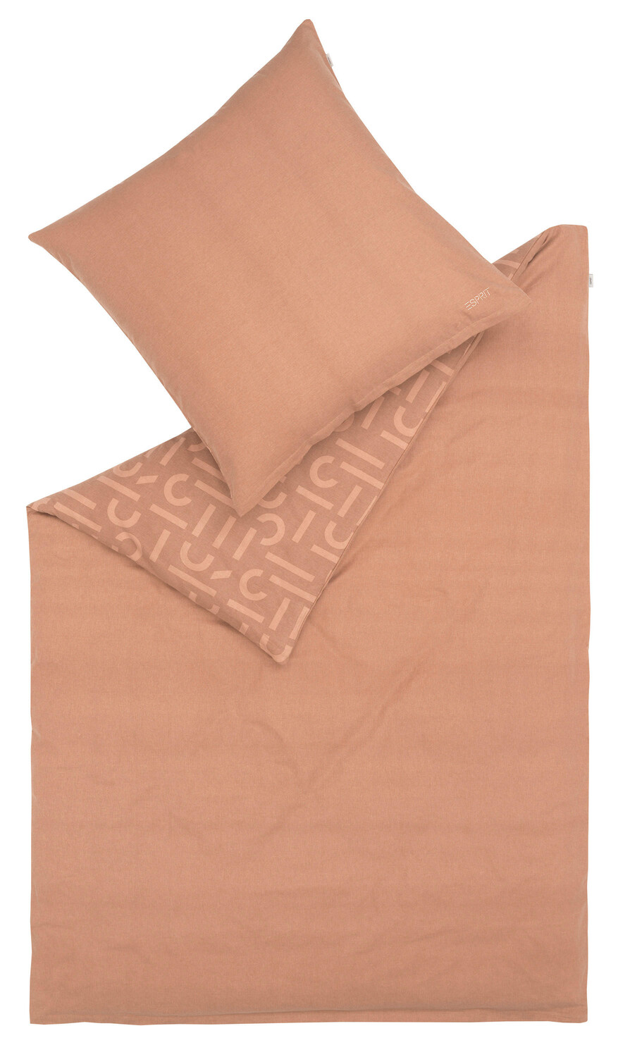 

Двустороннее постельное белье Esprit, 135x200 см, цвет Schlammfarben/Taupe/Haselnussfarben