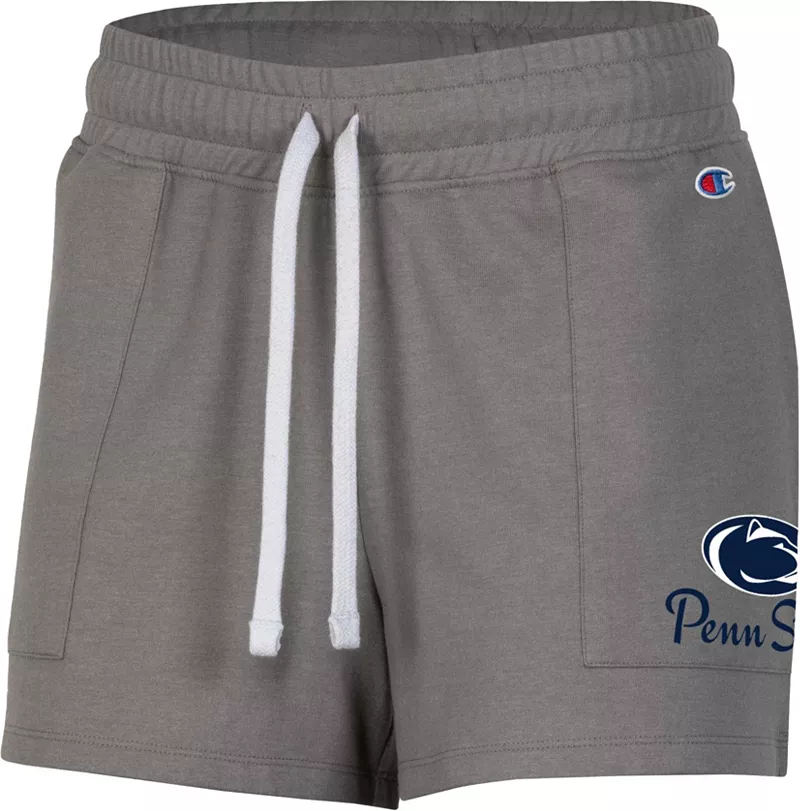 

Женские серые шорты из французской махровой ткани Champion Penn State Nittany Lions