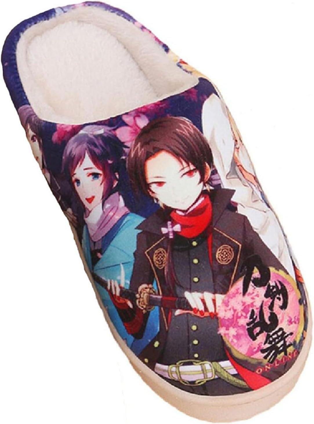 

Мягкие плюшевые тапочки в стиле аниме, домашние тапочки из вспененного материала с эффектом памяти, зимние теплые, противоскользящие, для дома и улицы Wanhongyue, Color/2