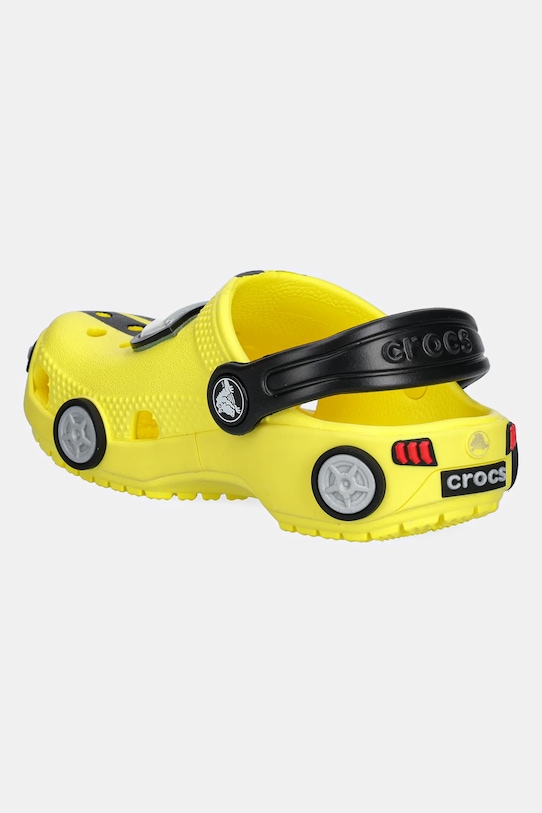 Классические шлепанцы IAM RACE CAR CLOG для детей Crocs, желтый — фото 3
