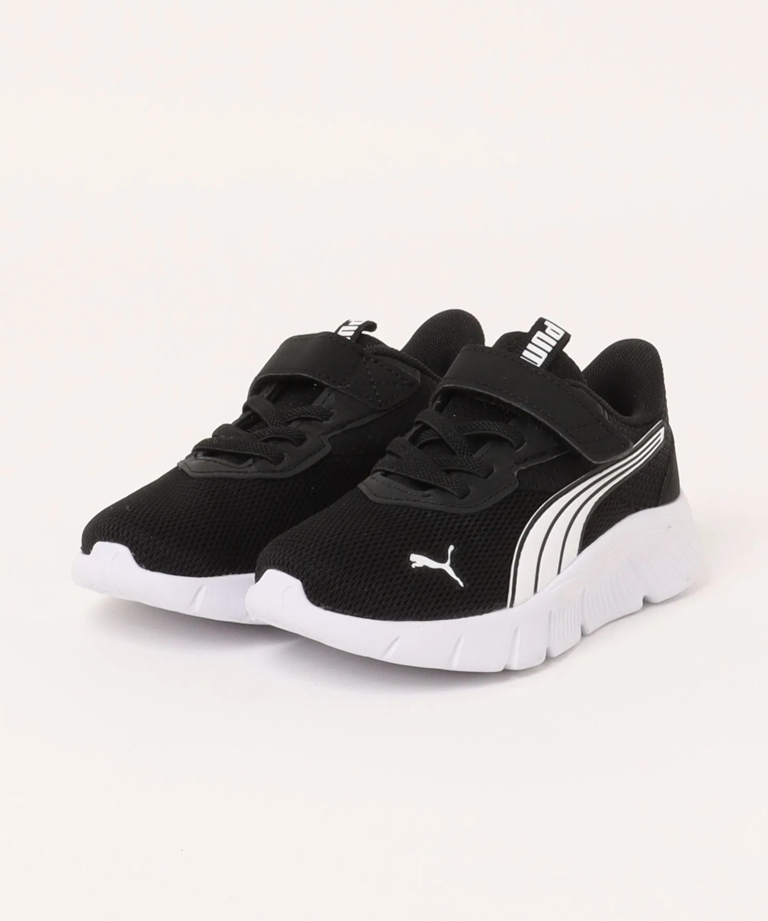 Детские кроссовки PUMA Flex Focus LITE Modern AC+ PS бело-чёрные