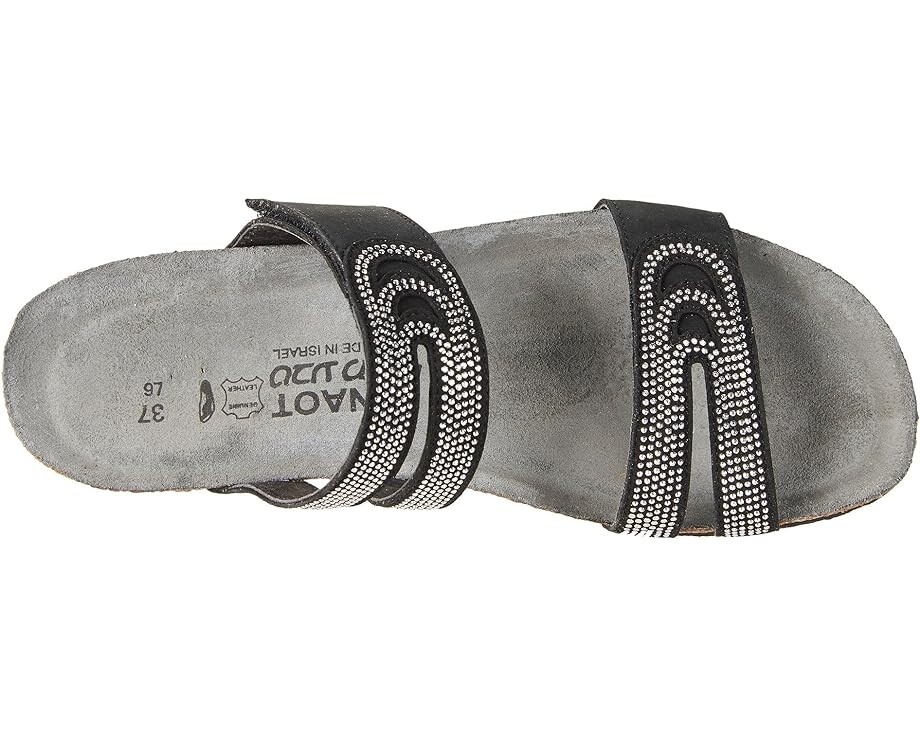 Туфли Naot Ainsley, цвет Black Velvet Nubuck/Silver Rivets — фото 2