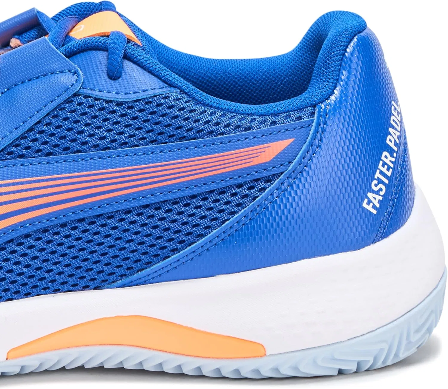 Мужские кроссовки для пиклбола PUMA Nova Court, Vivid Blue Heat Fire Puma White — фото 4
