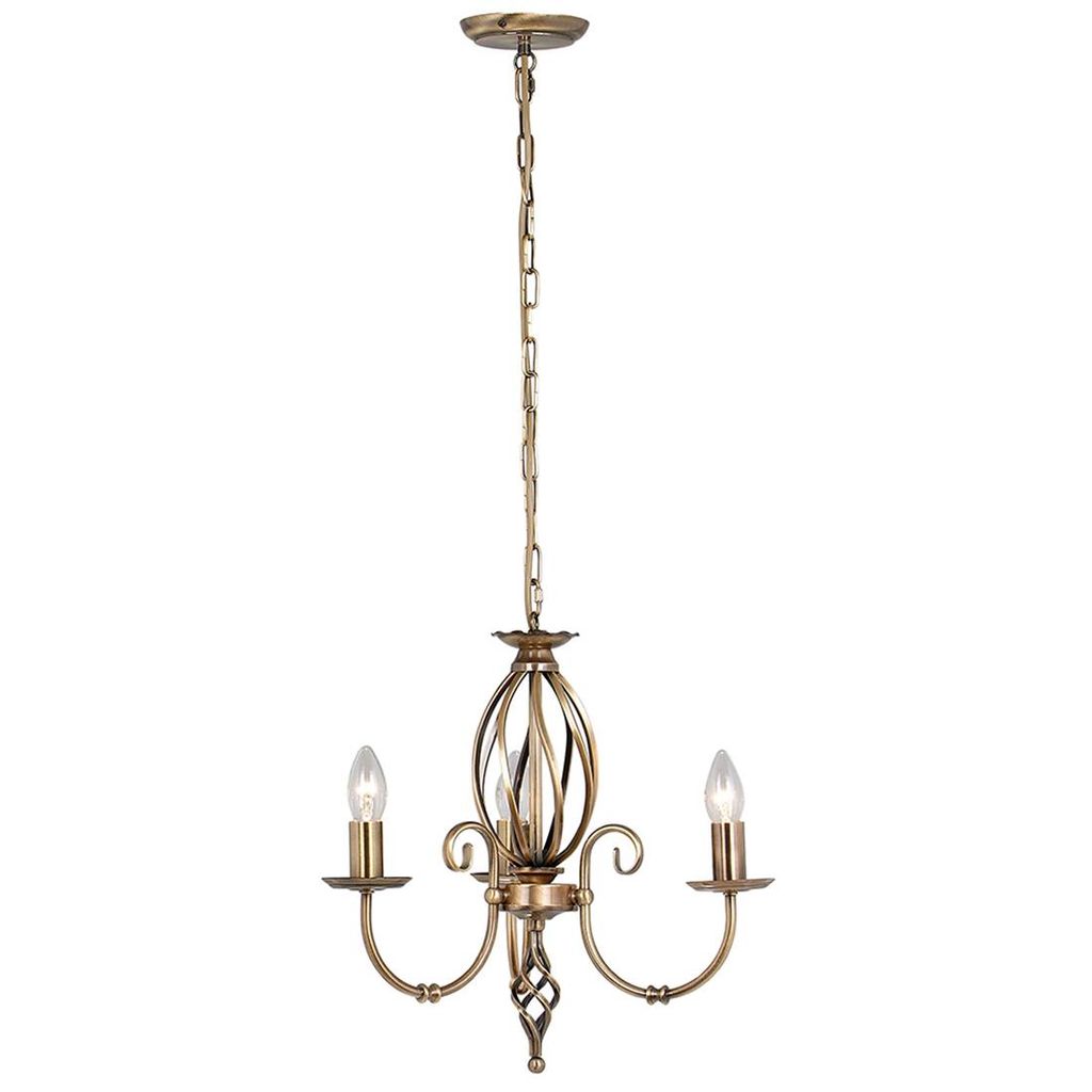 

Подвесной светильник Artisan, старинная латунь, 3 лампочки. Elstead Lighting