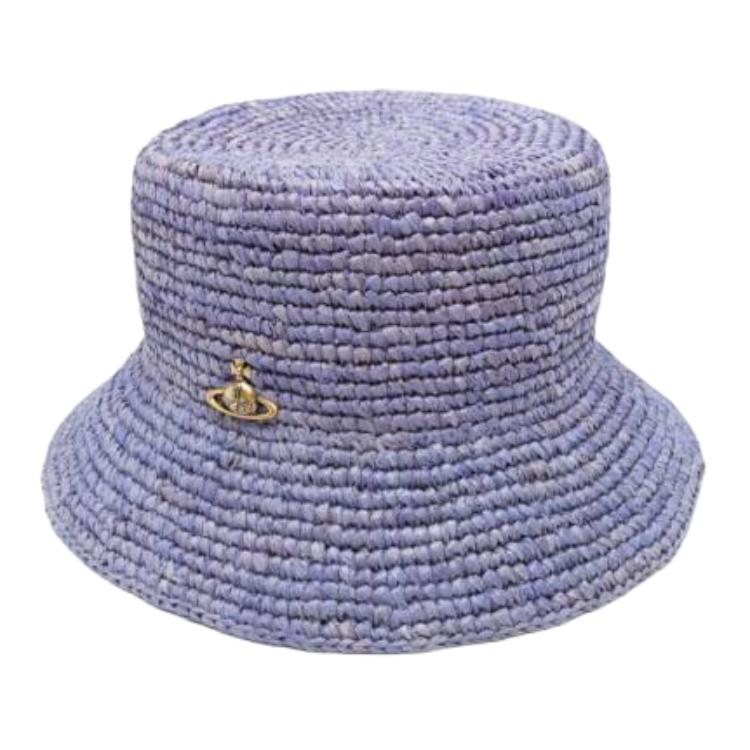 

Шляпа-ведро из рафии Vivienne Westwood, фиолетовый