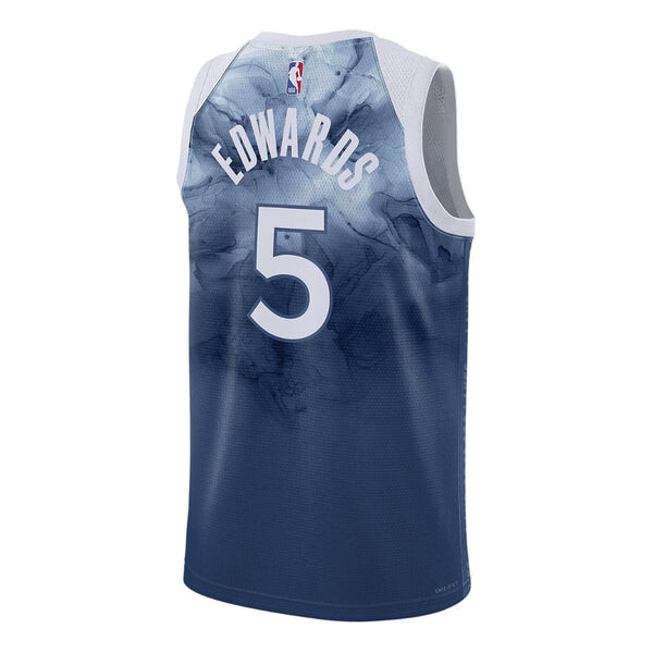 Футболка x nba minnesota timberwolves city edition 2324 swingman джерси Nike, синий — фото 2
