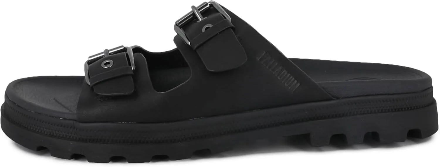 Сандалии Palladium Unisex Dunelite Riviera LTH, черный — фото 3
