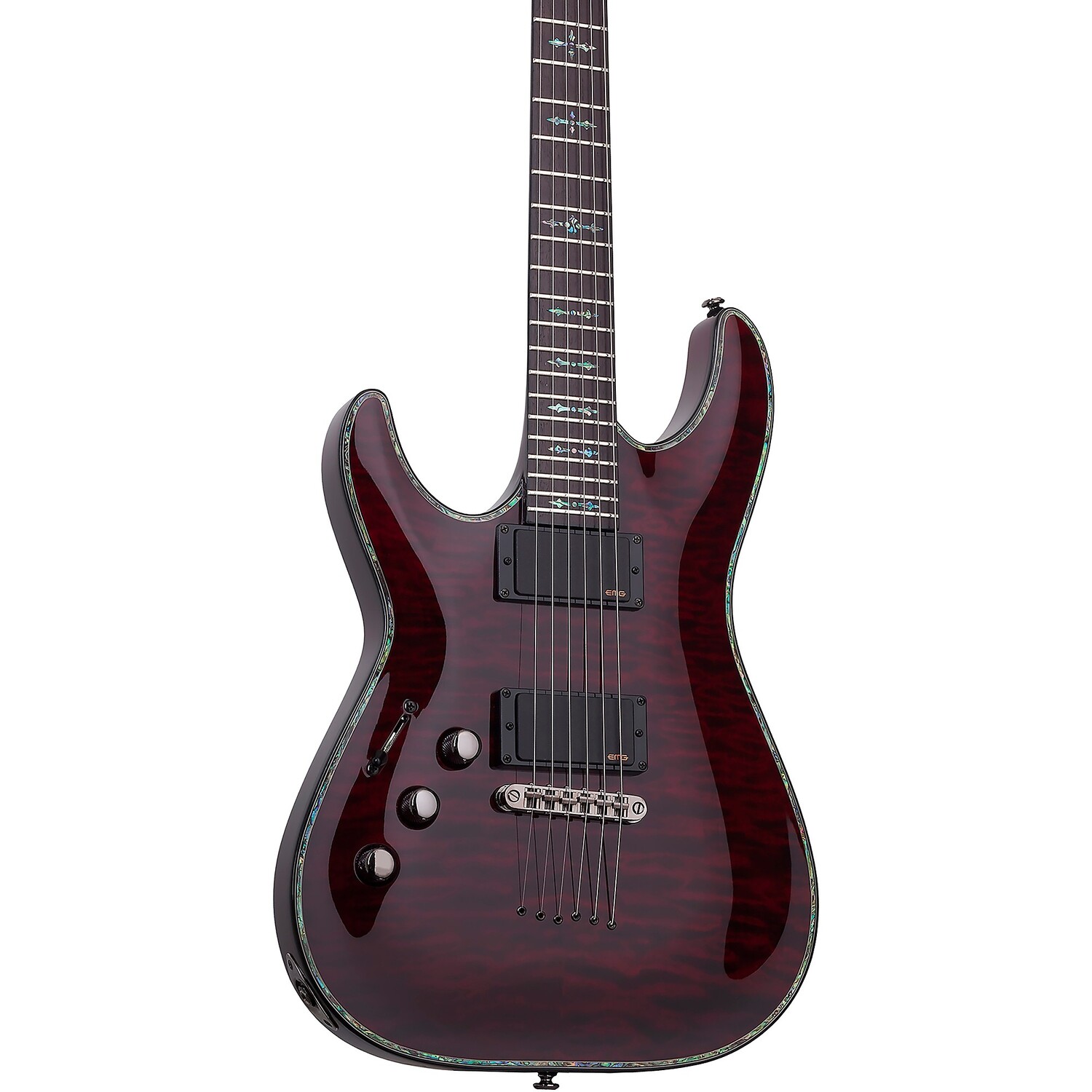 

Schecter Guitar Research C-1 Hellraiser Левосторонняя электрогитара Black Cherry