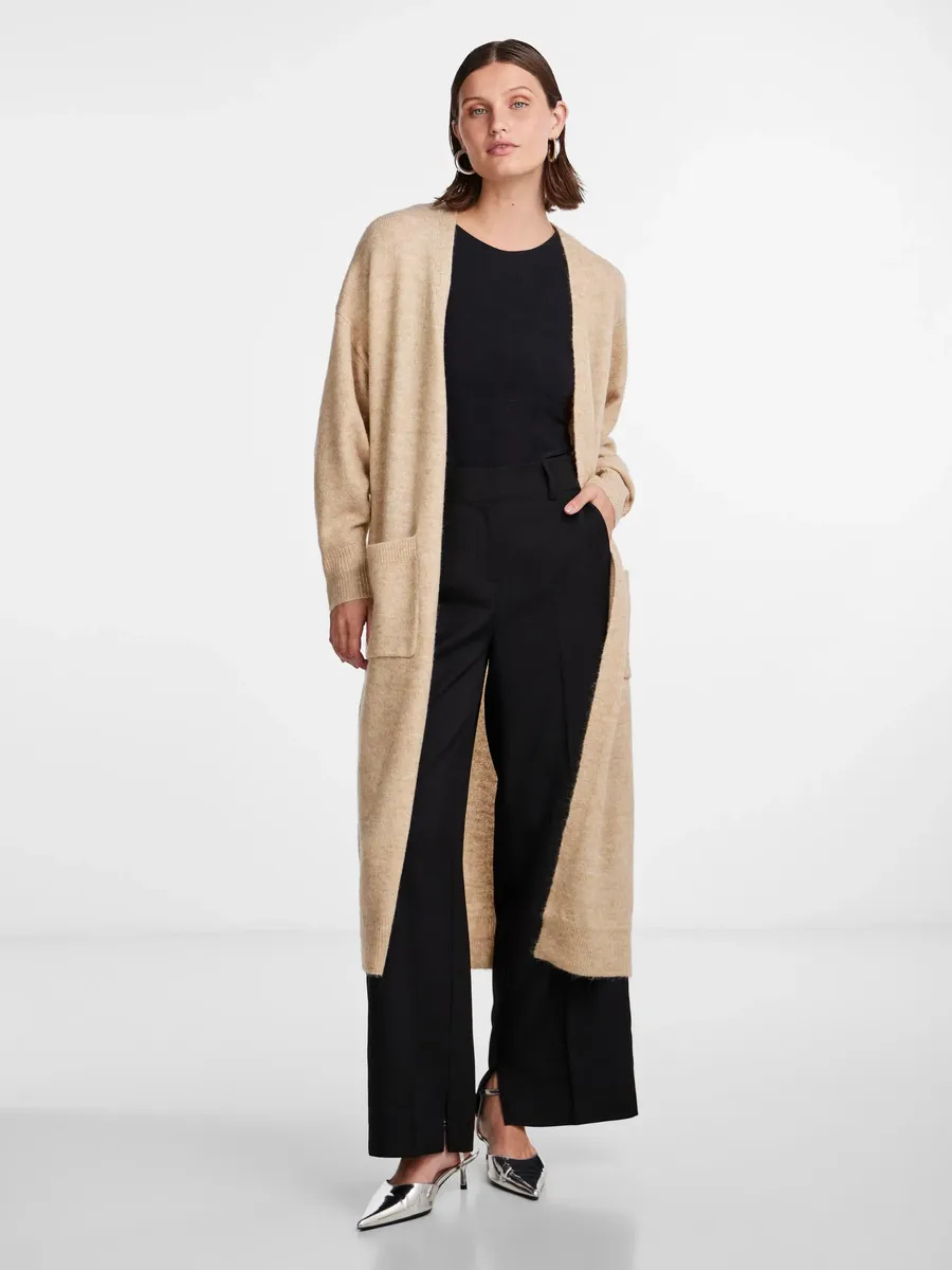 

Длинный кардиган Y.A.S "YASBALIS LS LONG KNIT CARDIGAN S. NOOS", цвет Nomad