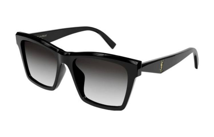 

Солнцезащитные очки Saint Laurent с логотипом, черный