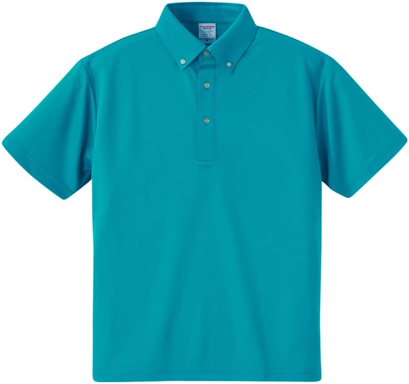 

Мужская поло-рубашка United Athletic 592001 Dry Athletic, плотность ткани 4,1 унции (на пуговицах), синий/бирюзовый