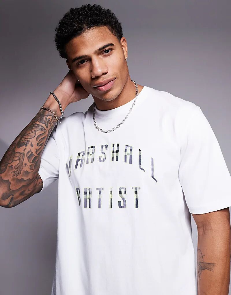 

Футболка detroit в белом цвете Marshall Artist