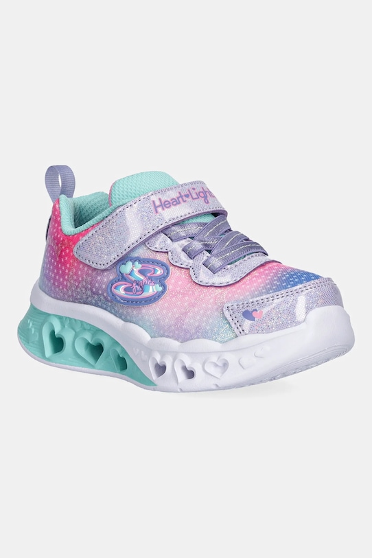 

Детские кроссовки Flutter Heart Lights Skechers, фиолетовый
