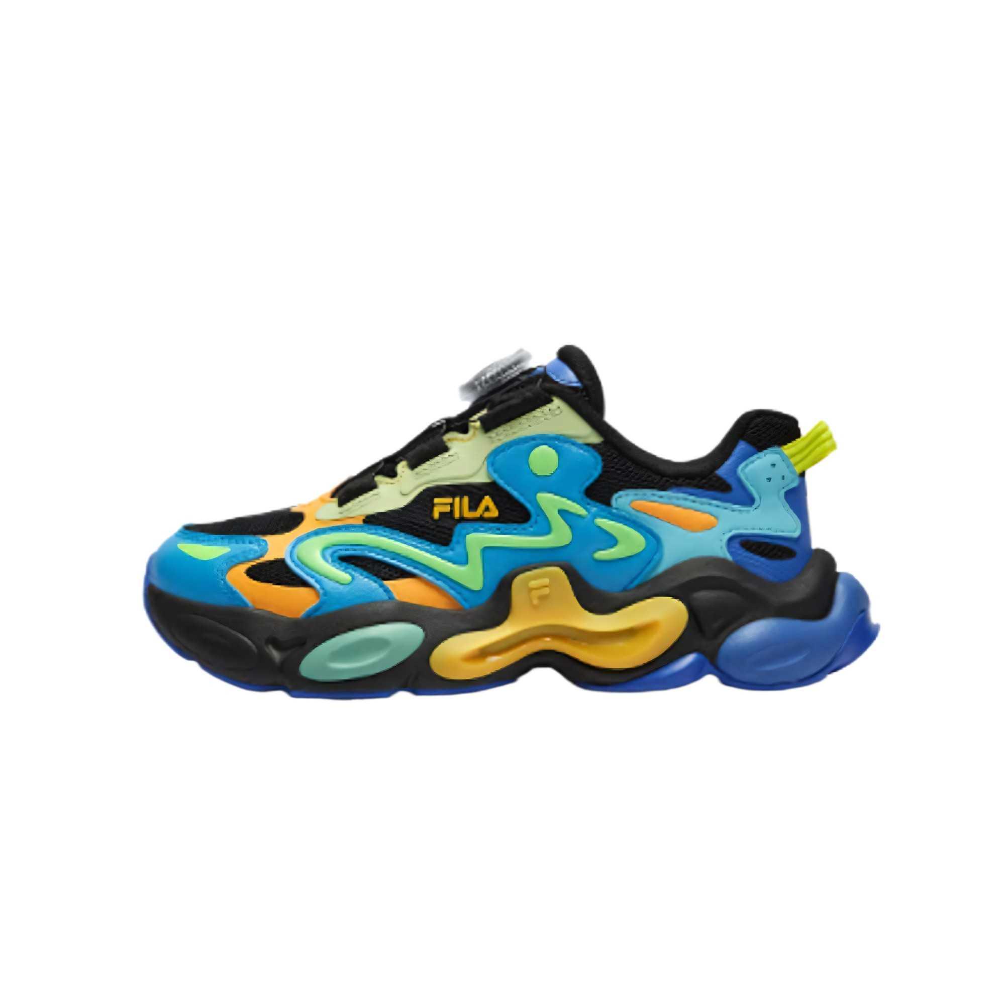 

FILA KIDS Износостойкие детские кроссовки Low Top черный/Mabry Blue Kids'