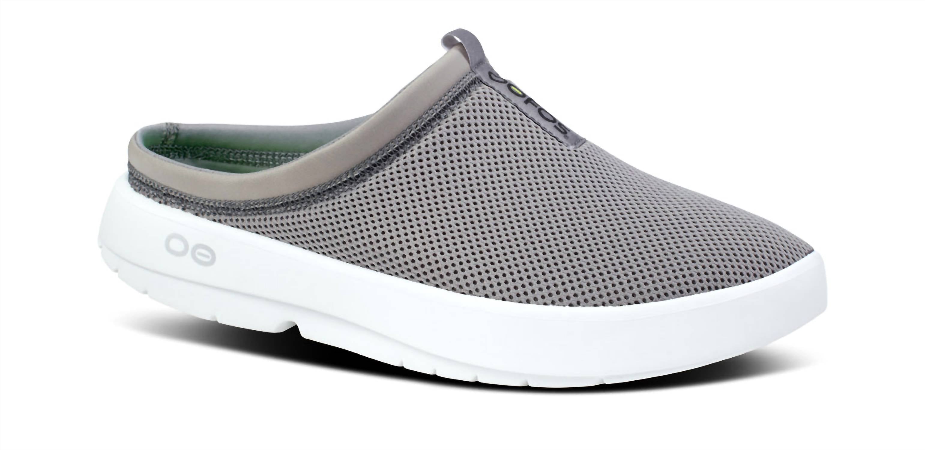 

Мужские туфли-мюли Oocoozie цвета сланец OOFOS, Slate