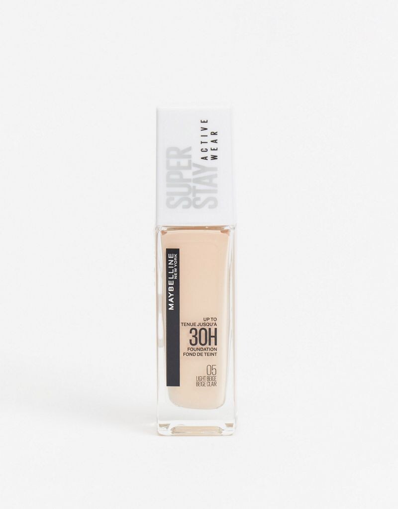 

Жидкая тональная основа с полным покрытием Maybelline Superstay 30h, 5 beis claro