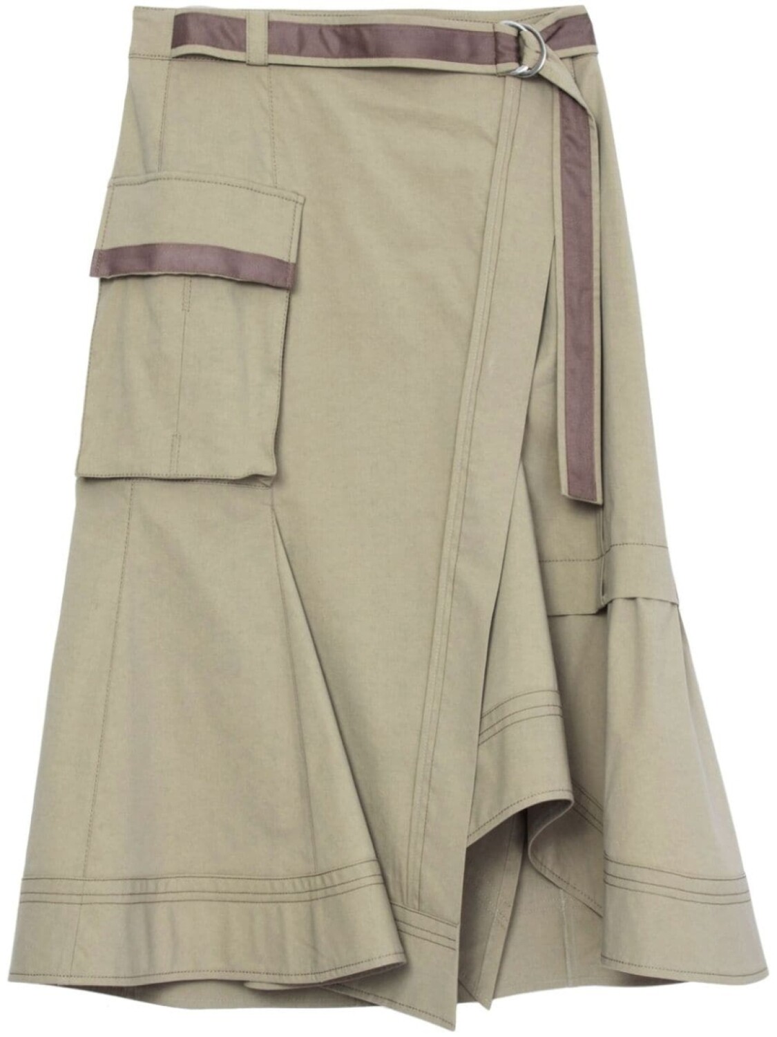 

3.1 Phillip Lim многослойная юбка, нейтральный цвет