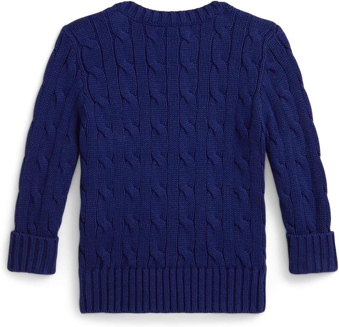 Свитер Polo Ralph Lauren Kids  Polo Bear Cable-Knit Cotton Sweater, Fall Royal — фото 2