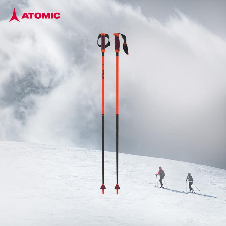 

Atomic Лыжные палки 5/6 звезд full mountain carbon/aluminum, горнолыжное снаряжение, красный - 5 star aluminum pole redster rs_sqs_aj5, 120см