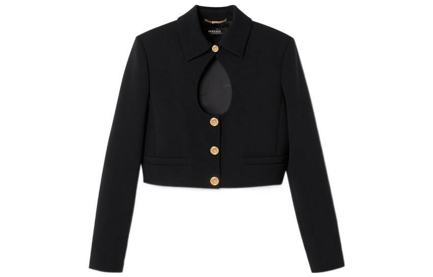 

VERSACE Куртка женская черная, Black