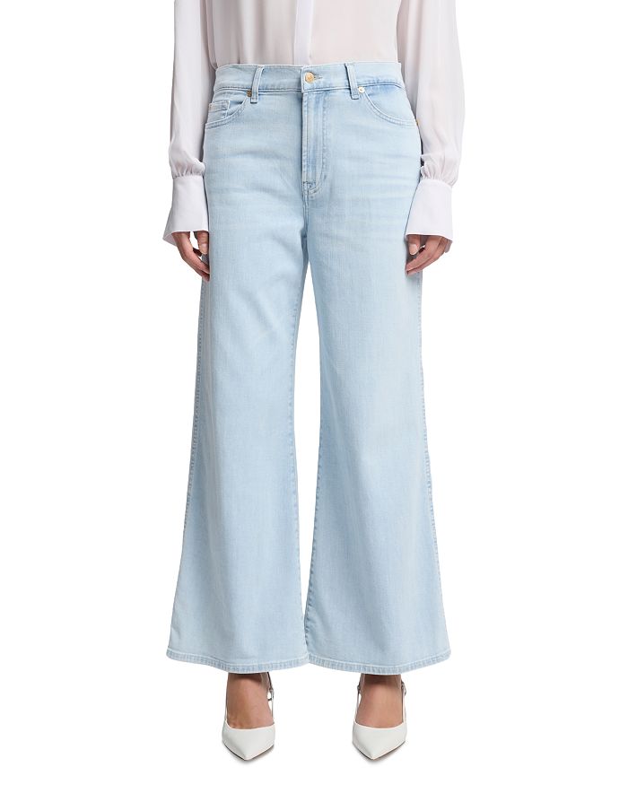 

Джинсы Lotta High Rise Wide Leg в цвете Malibu Sky 7 For All Mankind, синий