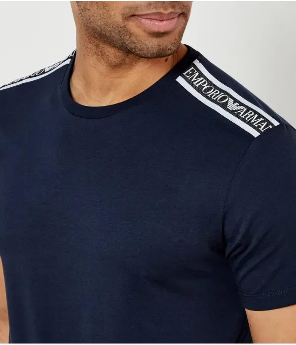 Футболка regular fit Emporio Armani, темно-синий — фото 4