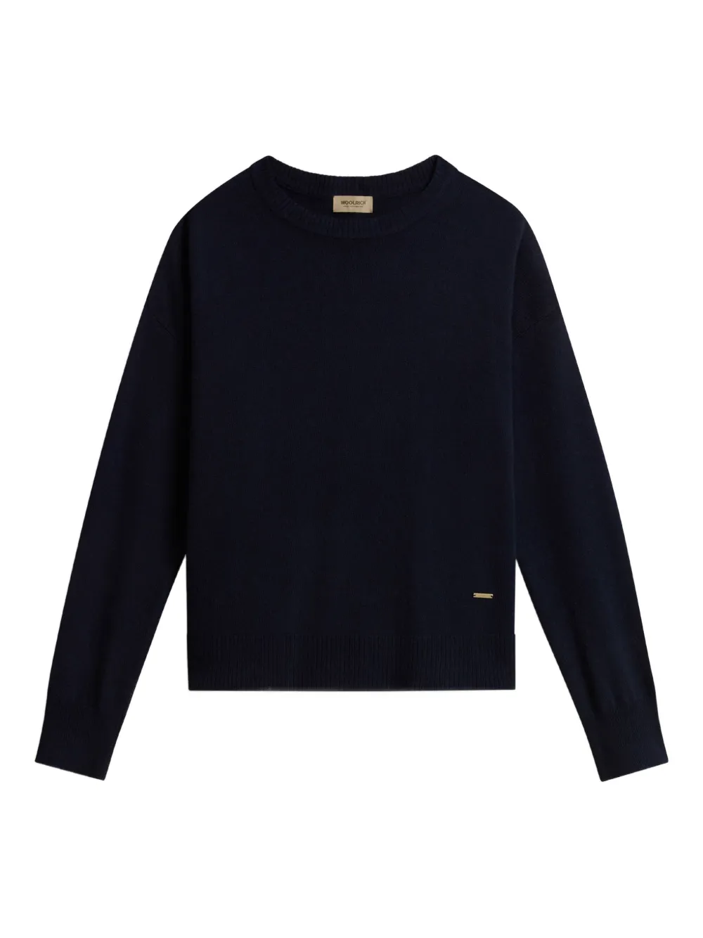 

Свитер с круглым вырезом WOOLRICH, черный