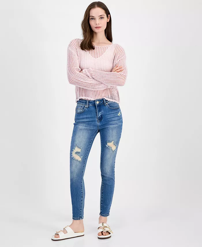 

Джинсы скинни с эффектом стройности и эластичной посадкой для девушек Gogo Jeans, синий