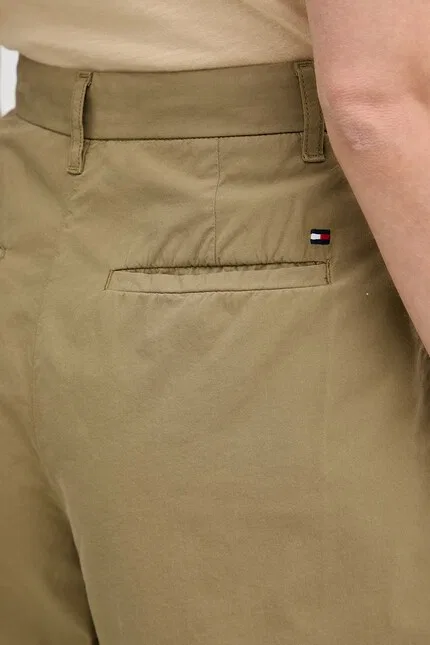 Шорты свободного кроя высокий стан Tommy Hilfiger, зеленый — фото 4