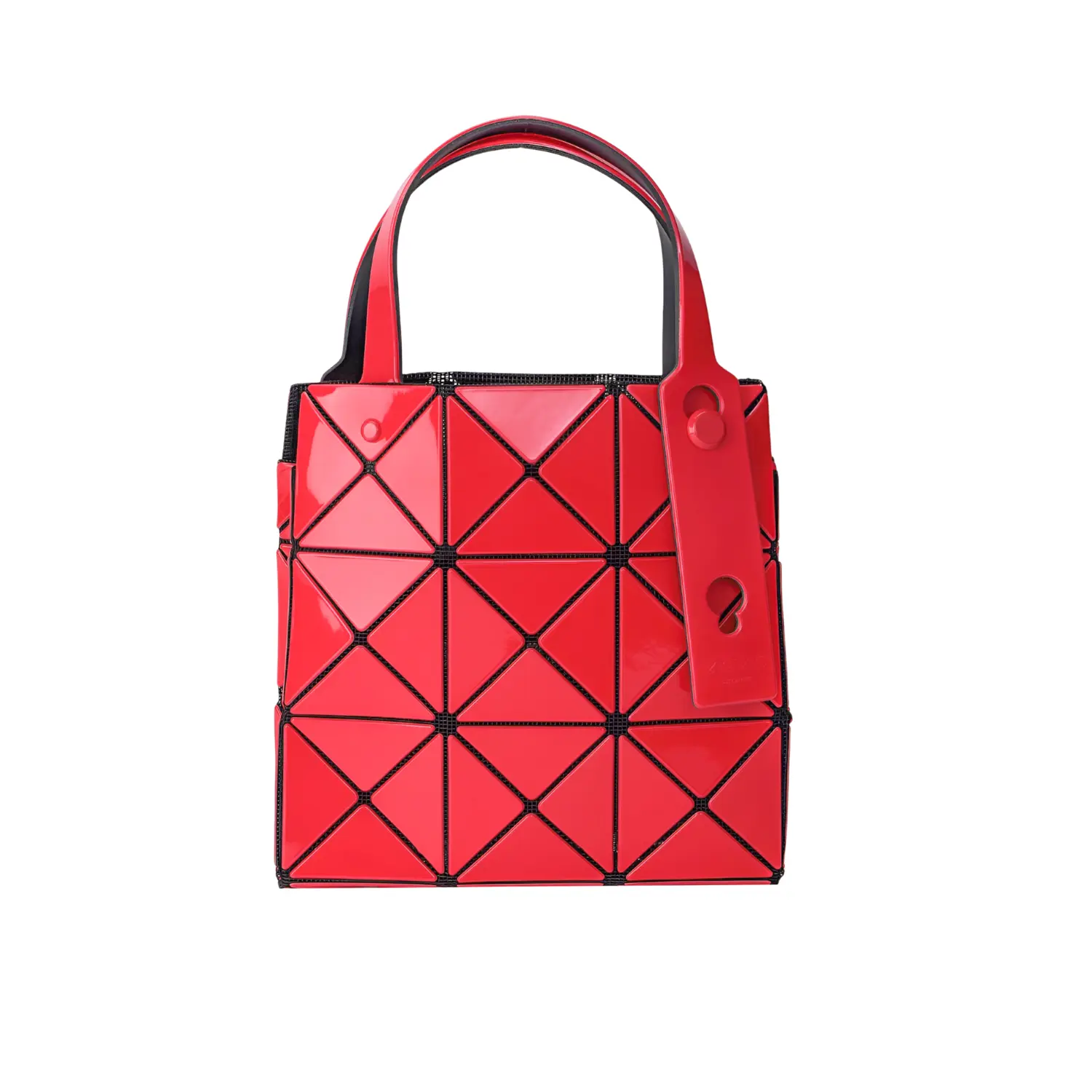 

ISSEY MIYAKE Женская мини-сумка из поливинилхлоридной смолы, красная