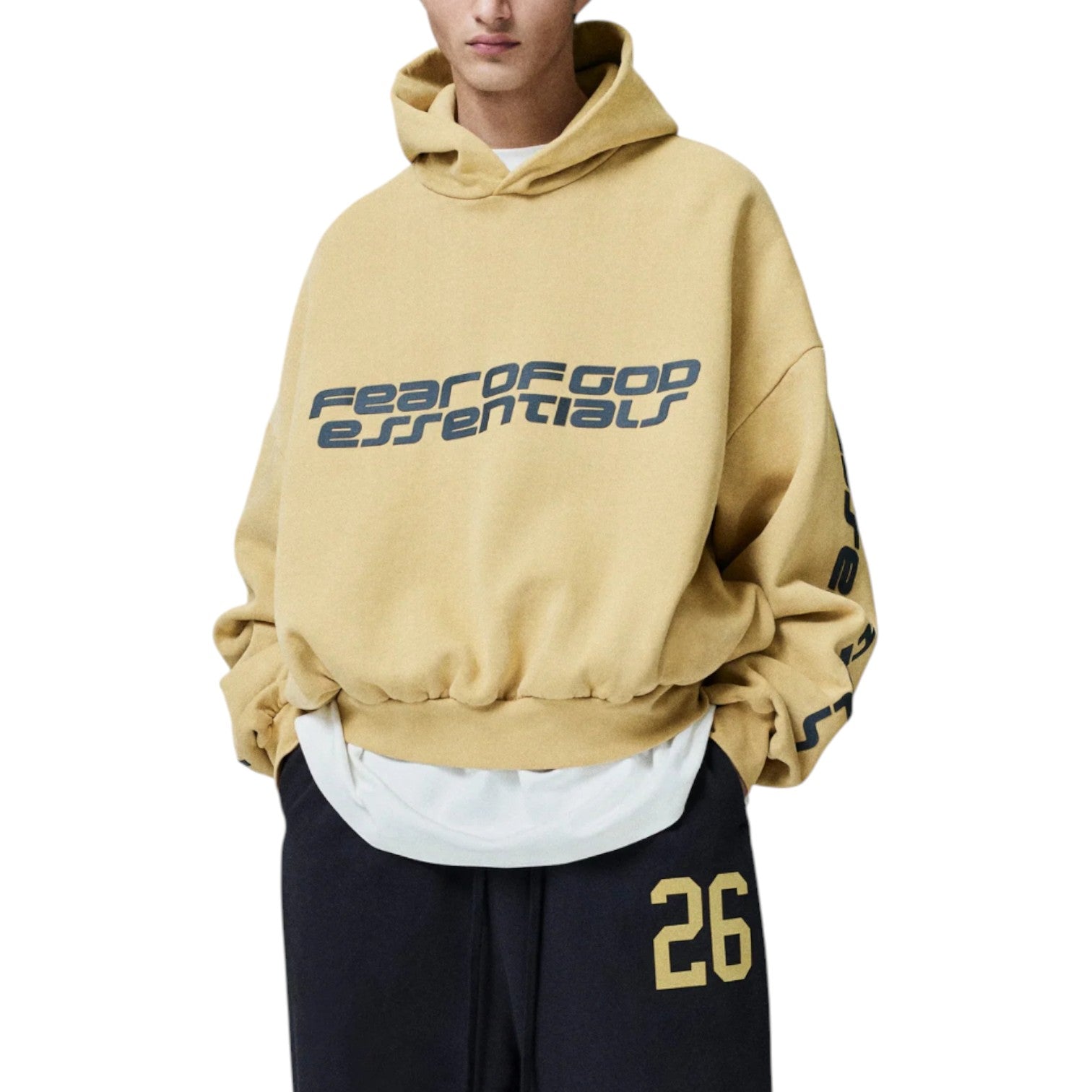 Укороченная свободная толстовка Fear of God Essentials 'Canyon' — фото 3