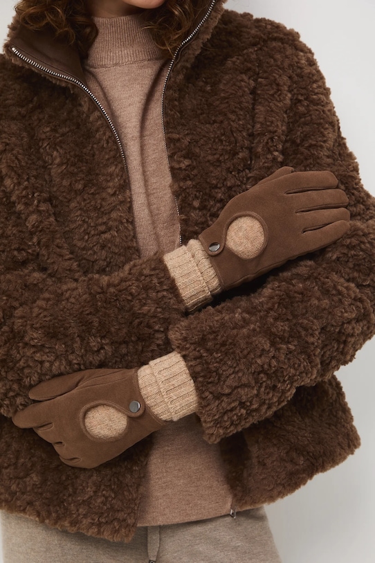 

Замшевые перчатки Medicine, коричневый