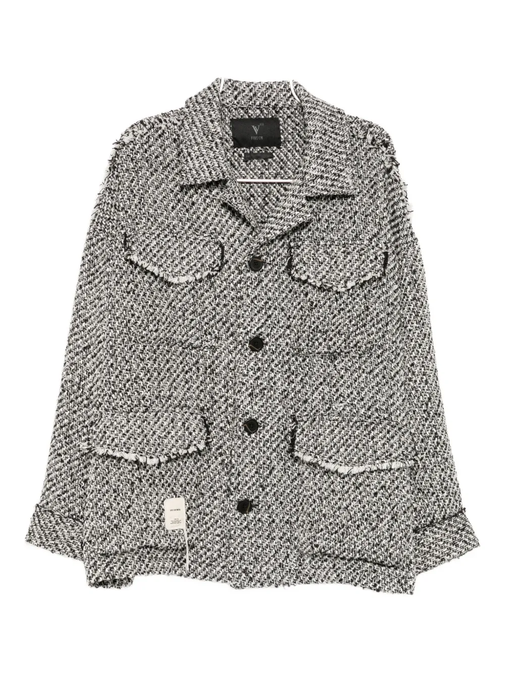 

Куртка-рубашка с нашивкой-логотипом FIVE CM, черный