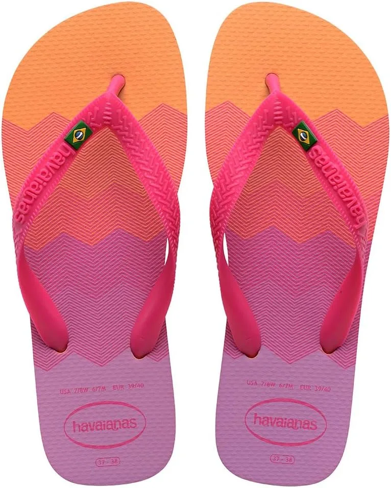 Шлепанцы Havaianas Brazil Fresh, персиковый