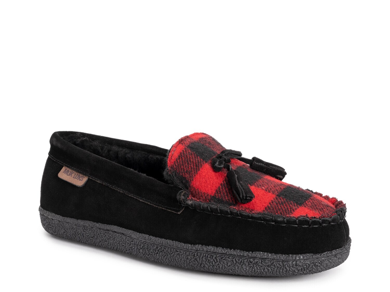 

Тапочки Muk Luks Talan, черно-красный