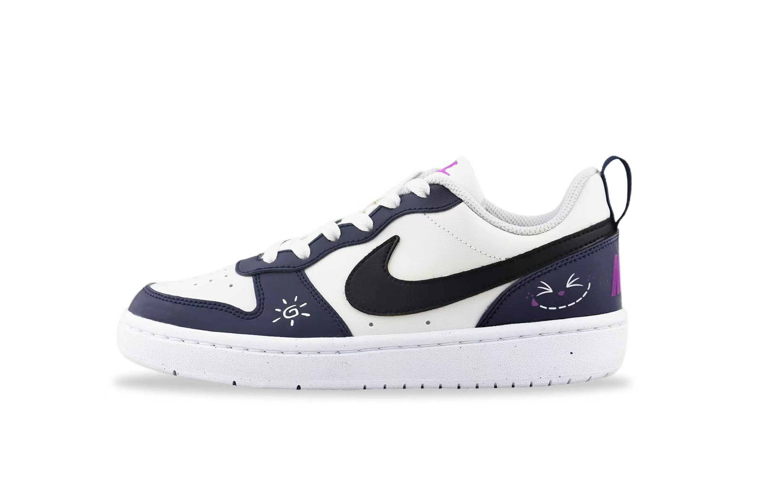

Детские скейтерские кроссовки Court Borough для младших школьников Nike, черный