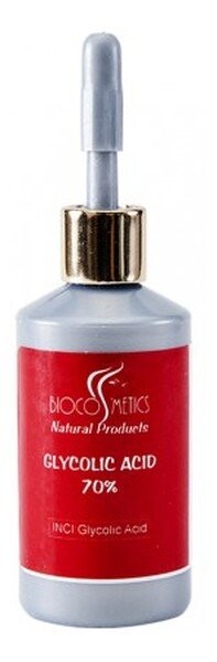 

Биокосметика, гликолевая кислота 70% pH 0,8 JAK TCA 30%, 7 мл Biocosmetics
