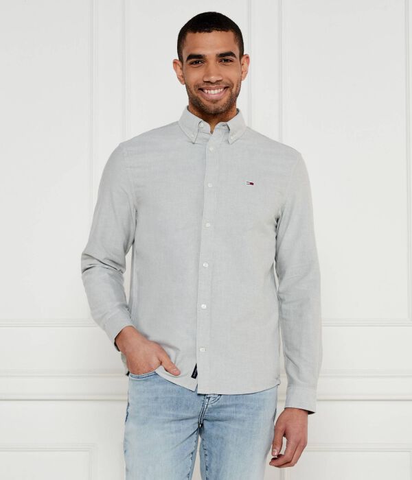 

Рубашка Regular fit Tommy Jeans, серый