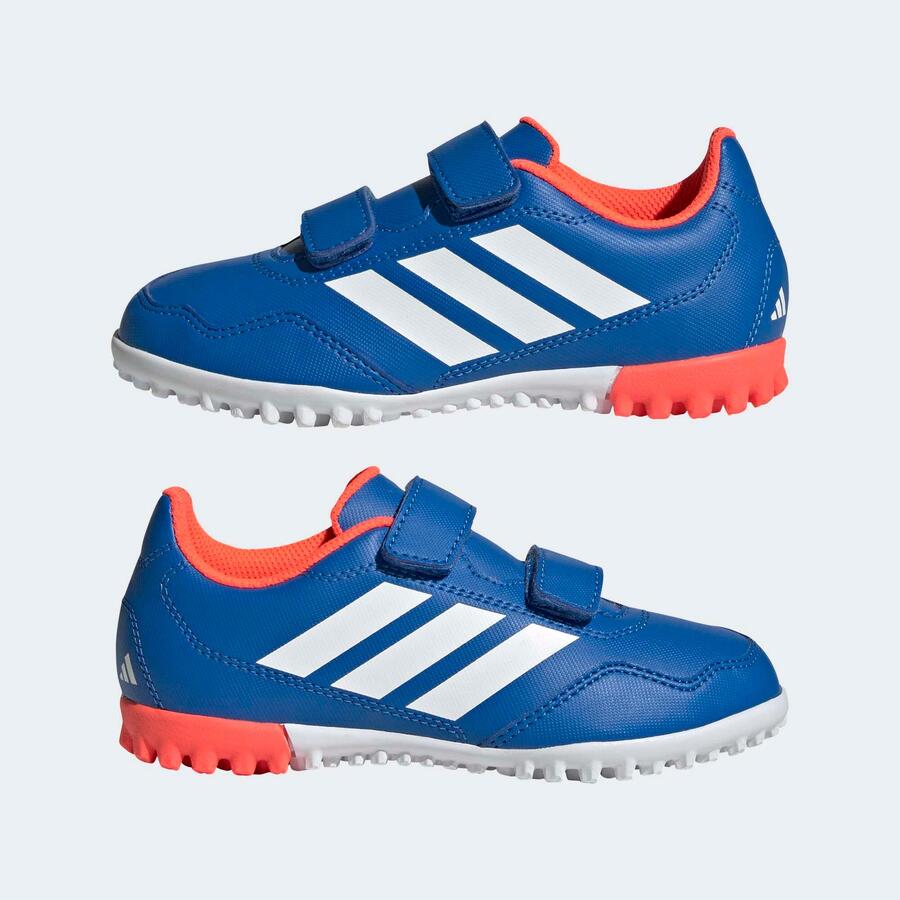 Детские кроссовки для хоккея на траве с застежкой-липучкой - ADIDAS Youngstar Rise синего цвета — фото 2