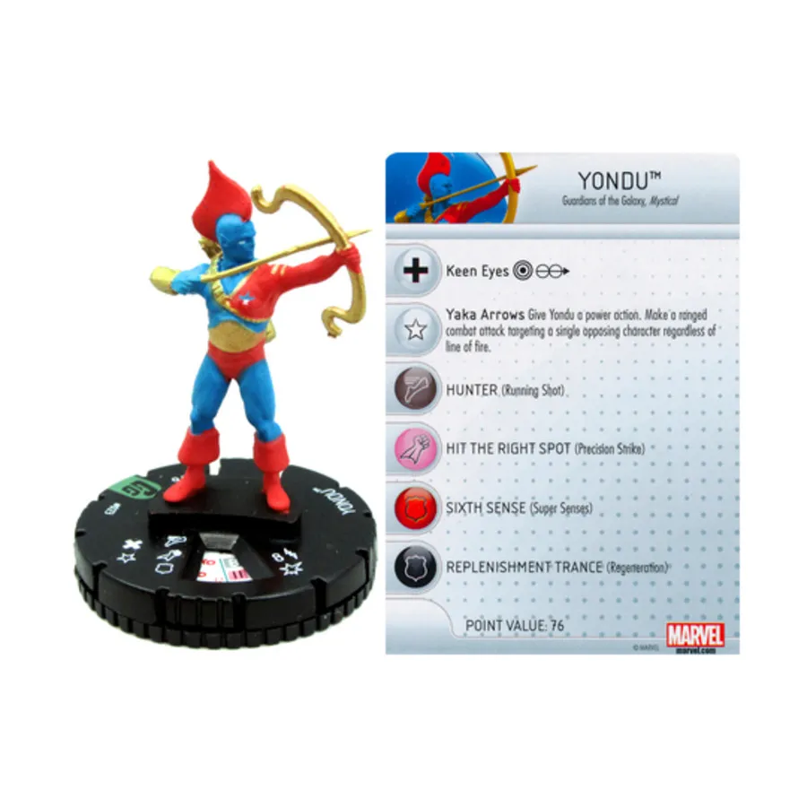 

Йонду (U), Marvel HeroClix - Guardians of the Galaxy - Singles
