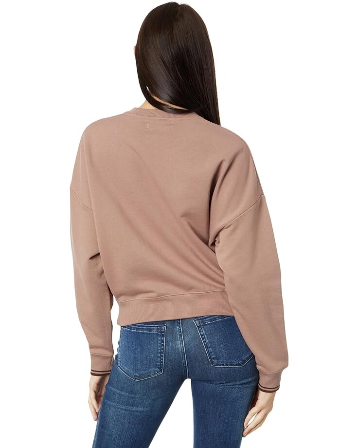 

Толстовка Fred Perry Tipped Sweatshirt, темно-розовый