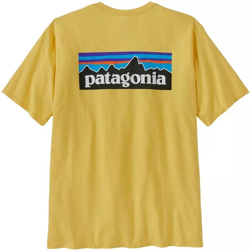 

Мужская футболка Patagonia P-6 с логотипом Responsibili и короткими рукавами