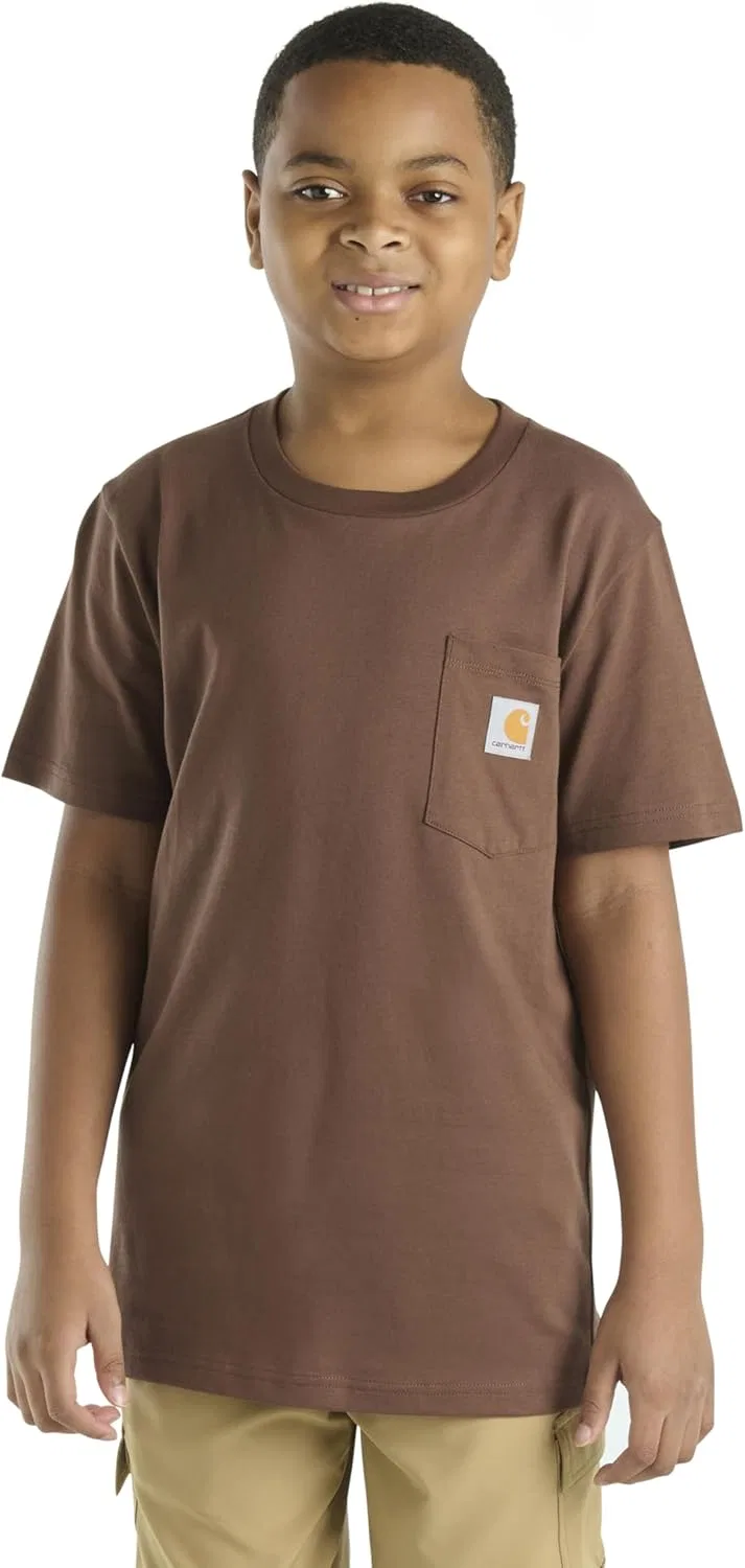 Футболка с карманом Carhartt, Med Brown