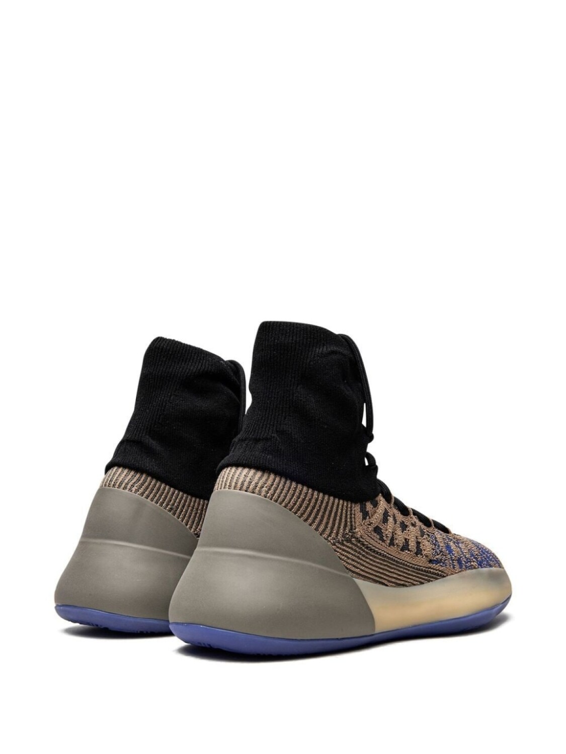 Кроссовки YEEZY Basketball Knit Slate Azure adidas Yeezy, коричневый — фото 3
