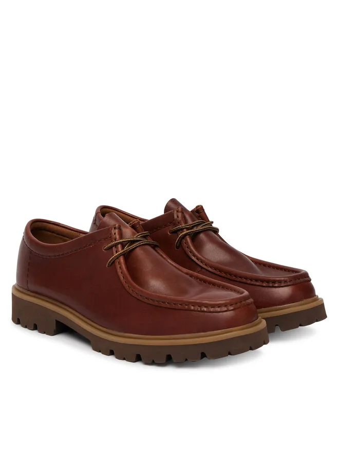 Clarks Низкие коричневые туфли Cleyhill Seam 26186417 — фото 2