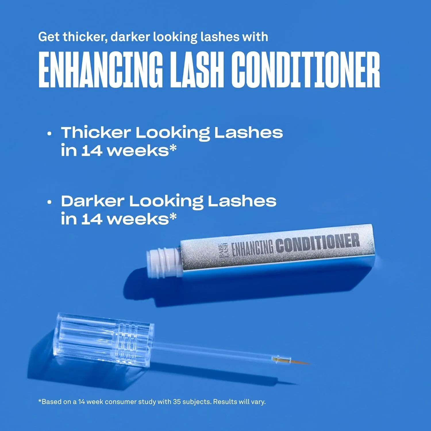 Babe Original Babe Lash Enhancing Conditioner - кондиционирующая сыворотка для ресниц с пептидами и биотином, способствует более густому и объемному виду, дополнение к Essential Lash Serum 3 мл, на 4 месяца (2 шт.) — фото 4